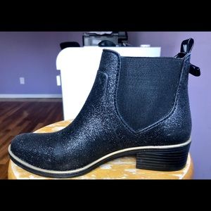 Kate Spade glittery rain boots